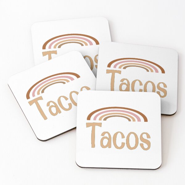 Item preview, Tacos rainbow retro graphics funny application food Mexican Marks. designed and sold by Nesyarat.