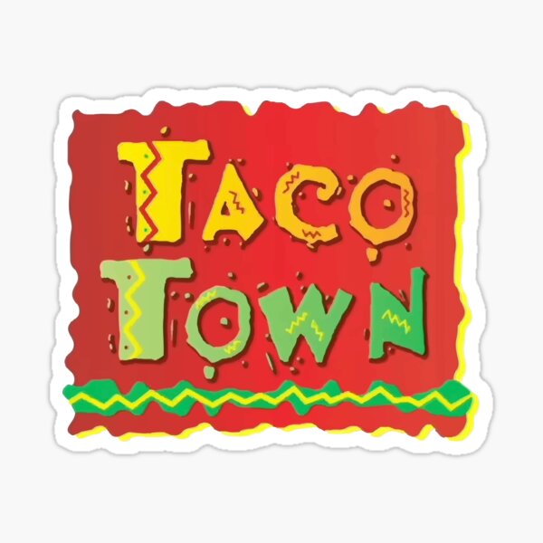 Vista previa del artículo con la obra «pueblo de tacos», diseñado y vendido por MorganSites.