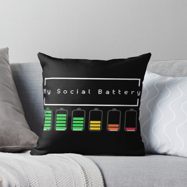 Item preview, Funny My Social Battery Design My Socail Battery Humor designed and sold by LMCskoza.