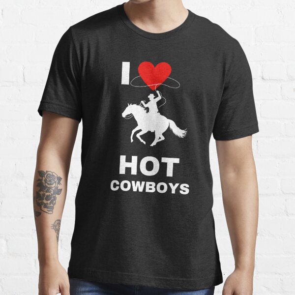 I Love Cowboys' Men's T-Shirt