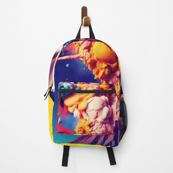 Item preview, Volcanic Confection: Explosive Colors and Ice Creams designed and sold by ChromoAI.