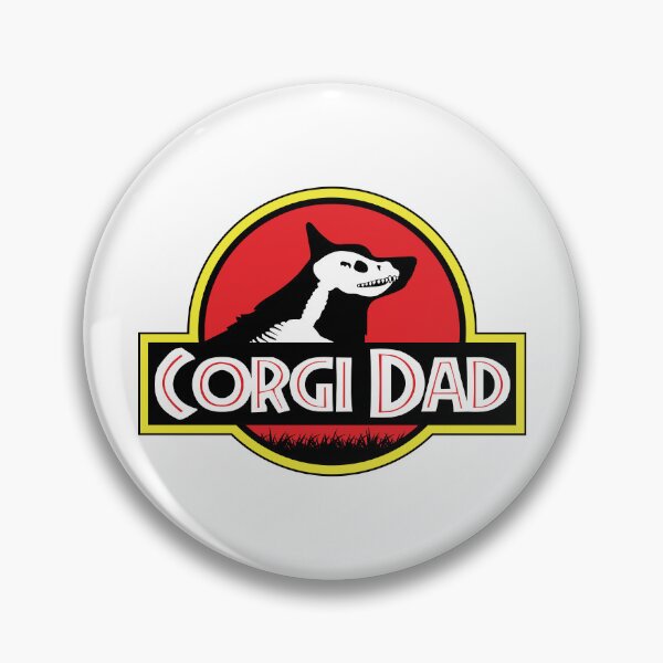 Item preview, (For Bright Background) Jurassic Pembroke Welsh Corgi Dad designed and sold by More Cute Dogs.