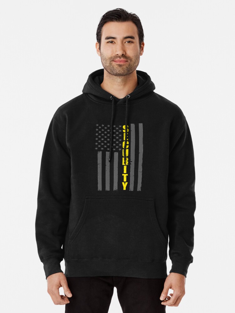 Yellow security hot sale hoodie