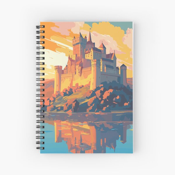 Item preview, French Castle - Illustration designed and sold by ChelaDesigns.