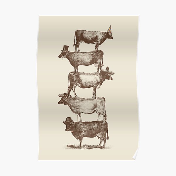 Cow Cow Nuts Poster