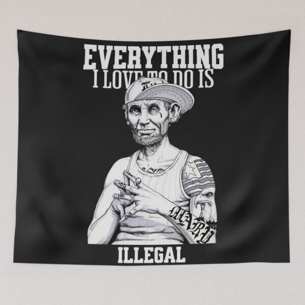 Item preview,  Everything I Love To Do Is Illegal designed and sold by futuresimo04.