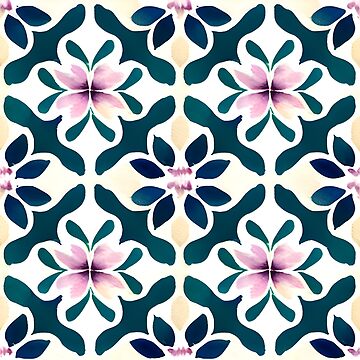 Artwork thumbnail, Flower Pattern "Bradley" by patternsforp