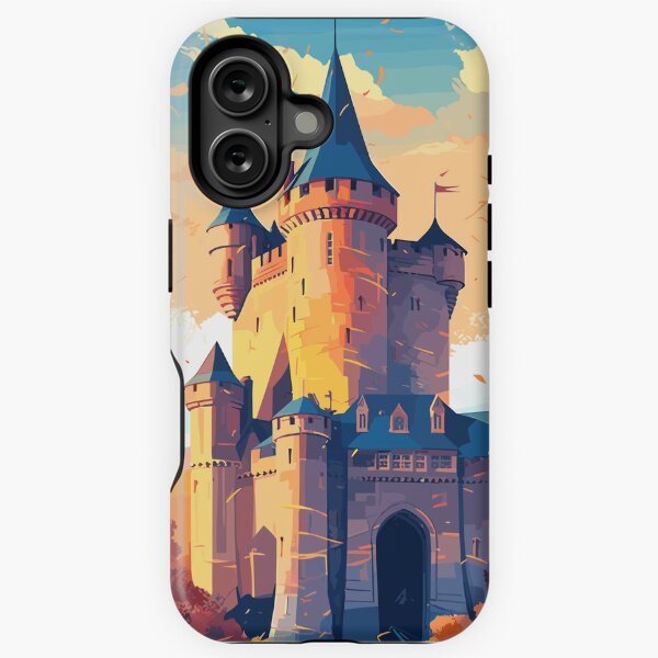Item preview, French Castle of Tales - Illustration designed and sold by ChelaDesigns.