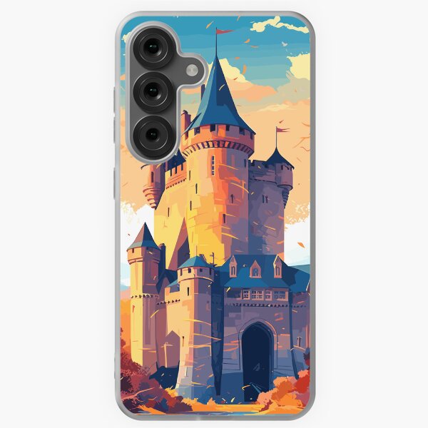 Item preview, French Castle of Tales - Illustration designed and sold by ChelaDesigns.