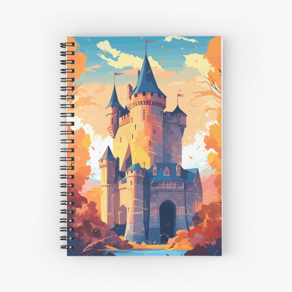Item preview, French Castle of Tales - Illustration designed and sold by ChelaDesigns.