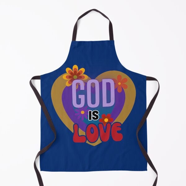 Item preview, God is Love Retro Heart designed and sold by PBJArt.