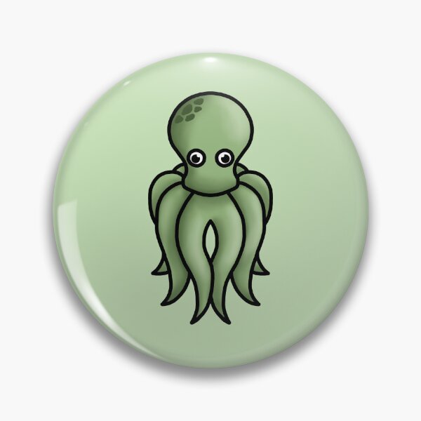 Artikelvorschau, kleiner grüner Oktopus entworfen und verkauft von octo-PS.