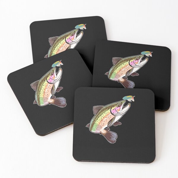 Item preview, Trout Fishing Early Angler Catches the Trout Fisherman designed and sold by Cedinho.