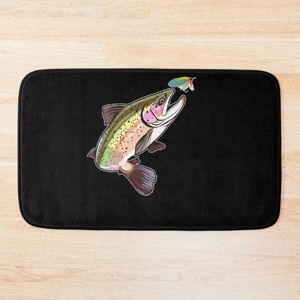 Item preview, Trout Fishing Early Angler Catches the Trout Fisherman designed and sold by Cedinho.