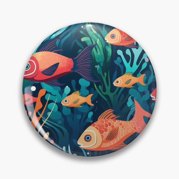 Item preview, Fish Pattern designed and sold by MTJ-Mushrooms.