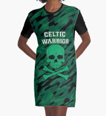 Celtic Warrior Graphic T-Shirt Dress