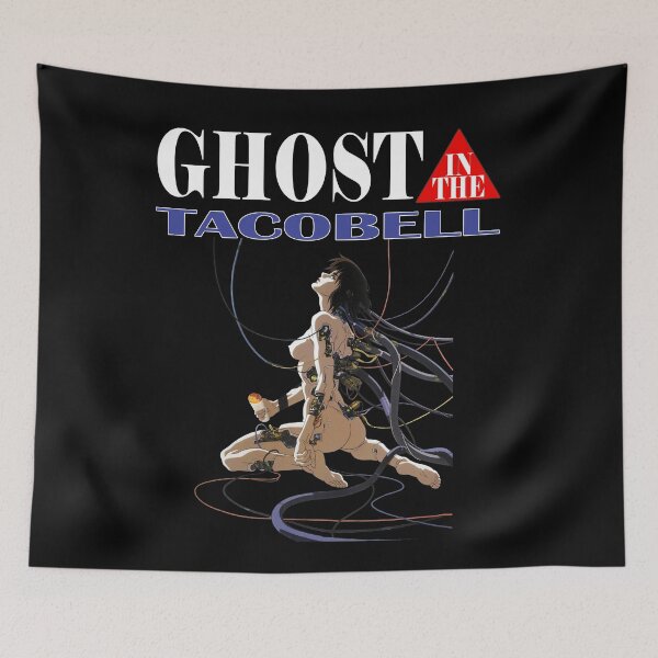 Item preview, Ghost in The Shell Ghost in The Taco Bell Retro designed and sold by BrommKarlotta.