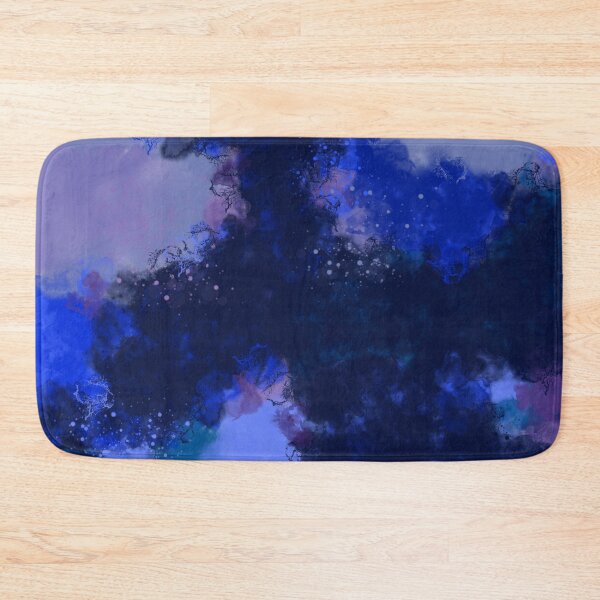 Item preview, Blue Nitro - Blue Monochrome Abstract Art designed and sold by Joey Santiago.