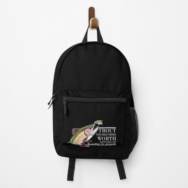 Item preview, Fly Fishing Trout The Only Thing Worth Getting Up Early For designed and sold by Cedinho.