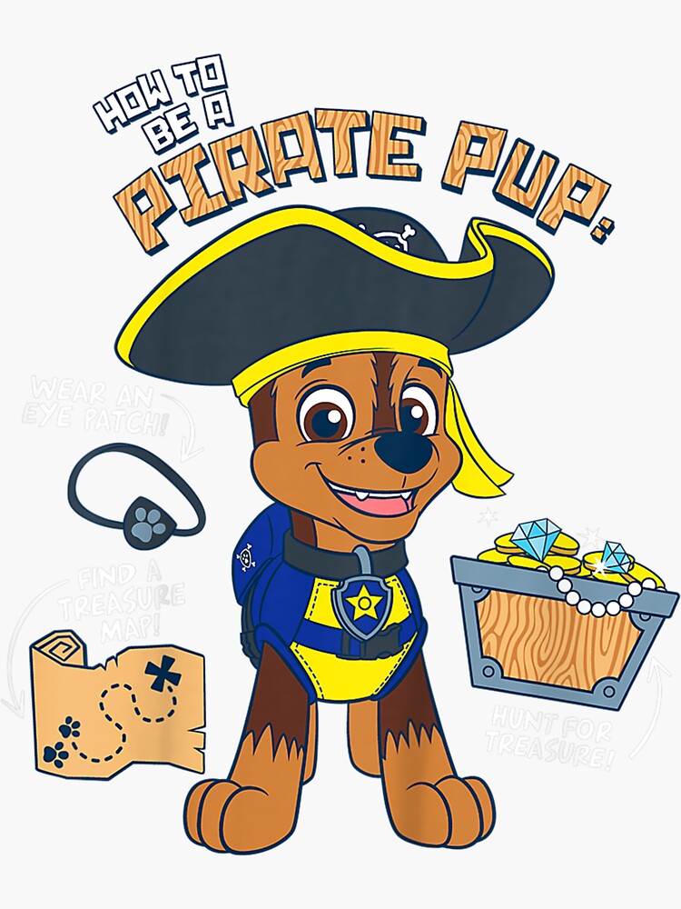 Pirate chase 2025 paw patrol