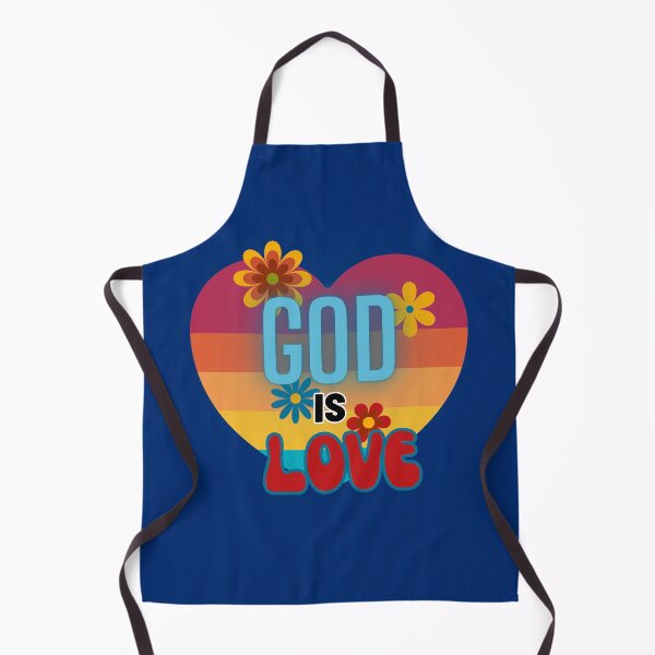 Item preview, God is Love Retro Heart Sunset designed and sold by PBJArt.