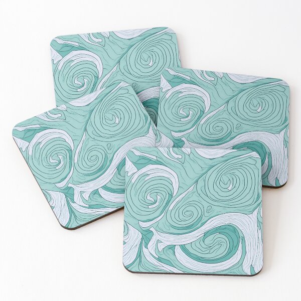 Item preview, Mint Color Swirl designed and sold by TondoMeander.
