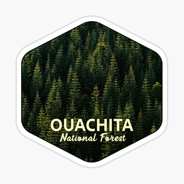 Ouachita National Forest Souvenir Sticker