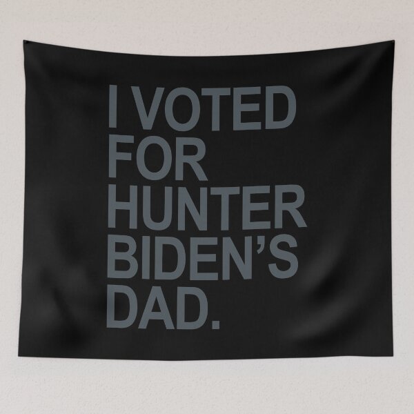 Item preview, I Voted for Hunter Biden's Dad (blue gray) designed and sold by Thelittlelord.