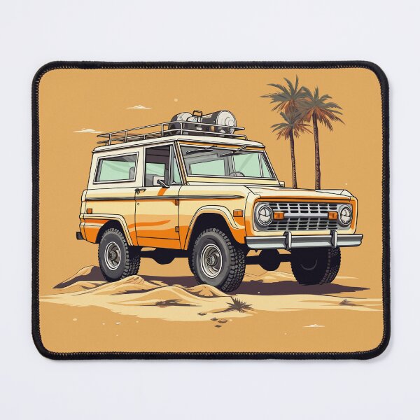 Item preview, Classic Bronco on a Beach - Vintage Illustration designed and sold by ChelaDesigns.