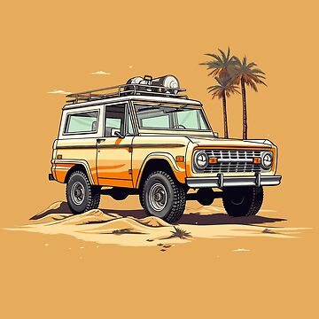 Ford Bronco Beach Vintage Tee