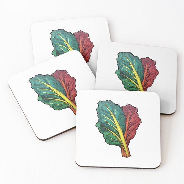 Item preview, Cute Vibrant Rainbow Chard illustration for Gardening Enthusiasts  designed and sold by Stickerharvest.