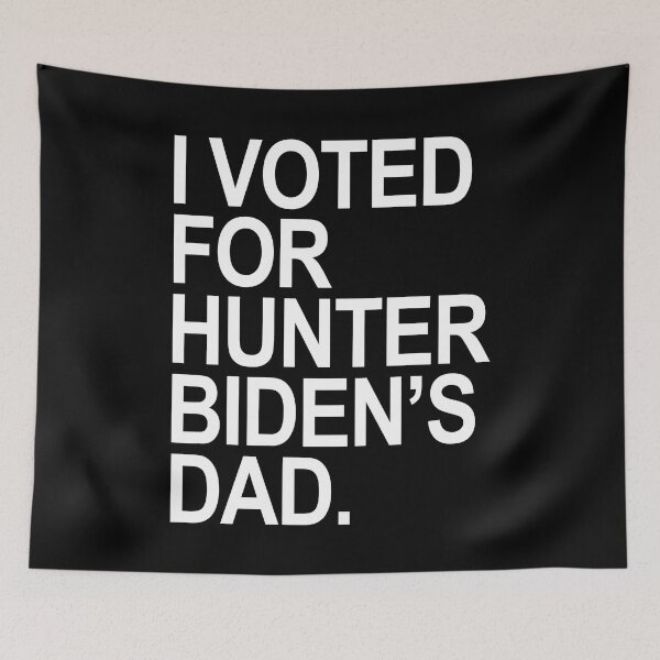 Item preview, I Voted for Hunter Biden's Dad (white) designed and sold by Thelittlelord.