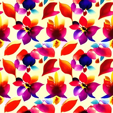 Artwork thumbnail, Flower Pattern "Shawn" by patternsforp