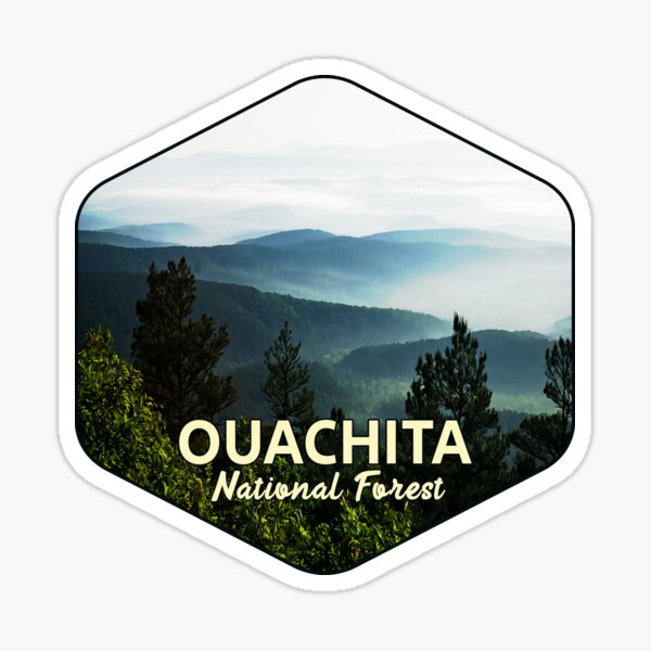 Ouachita National Forest Souvenir Sticker