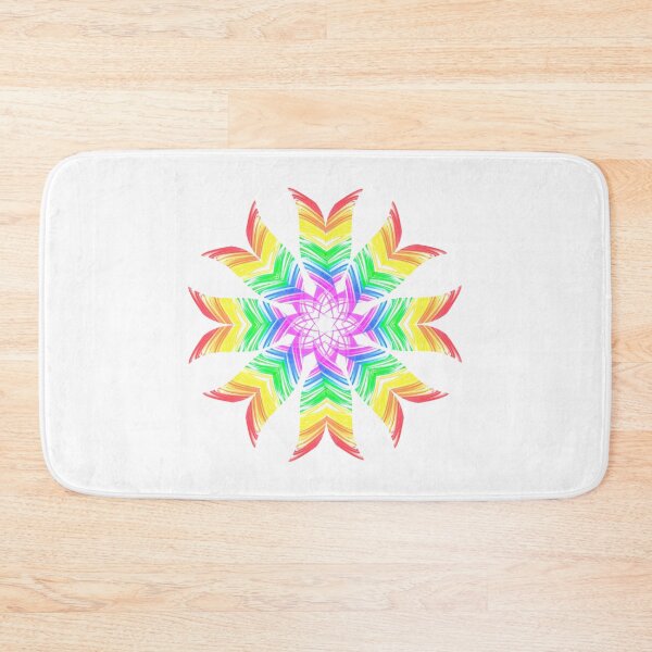 Item preview, rainbow flower designed and sold by Meo Design.