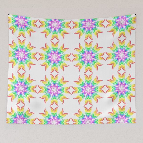 Item preview, rainbow flower designed and sold by Meo Design.
