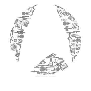 Artwork thumbnail, Star Trek: The Original Series Iconic Starfleet Badge Collage by FifthSun