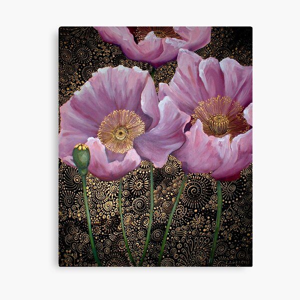Pink Poppies Canvas Print