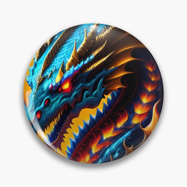 Item preview, Blue fire dragon designed and sold by MadinaFatt.