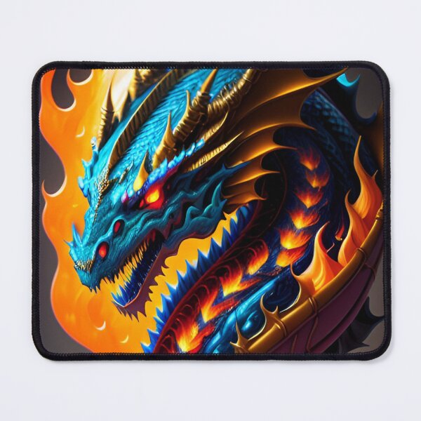 Item preview, Blue fire dragon designed and sold by MadinaFatt.