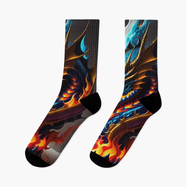 Item preview, Blue fire dragon designed and sold by MadinaFatt.