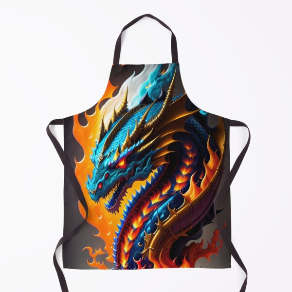 Item preview, Blue fire dragon designed and sold by MadinaFatt.