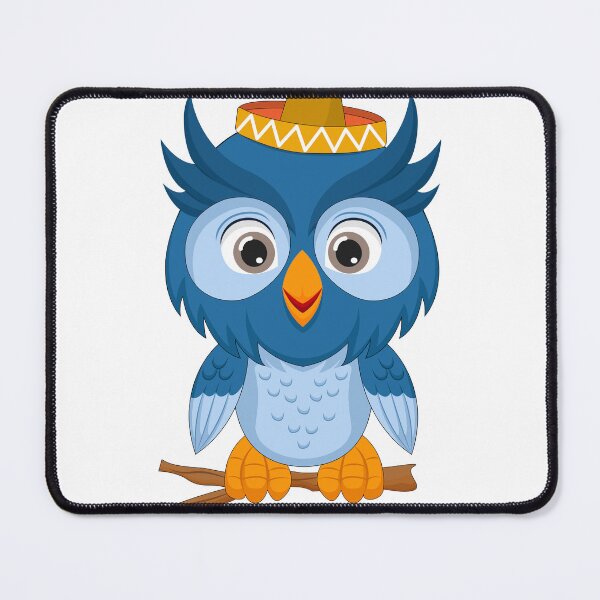 Item preview, Owl - Blue Fiesta designed and sold by VectorWarehouse.
