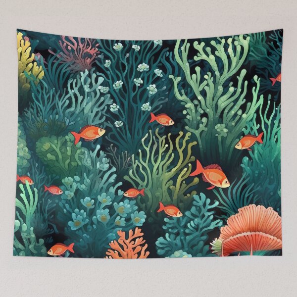 Item preview, Fish Pattern designed and sold by MTJ-Mushrooms.