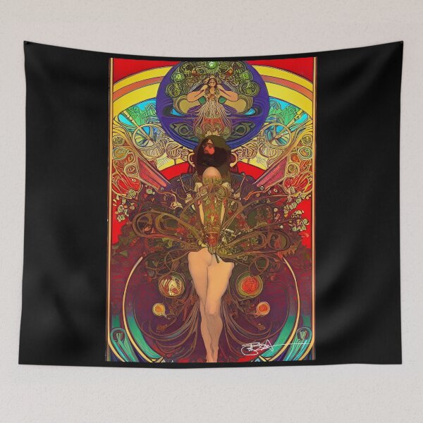 Item preview, Vintage Retro Psychedelic Art 3 designed and sold by Benito Del Ray.