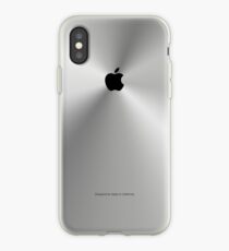 Metallic Apple Case (Silver Edition) iPhone Case