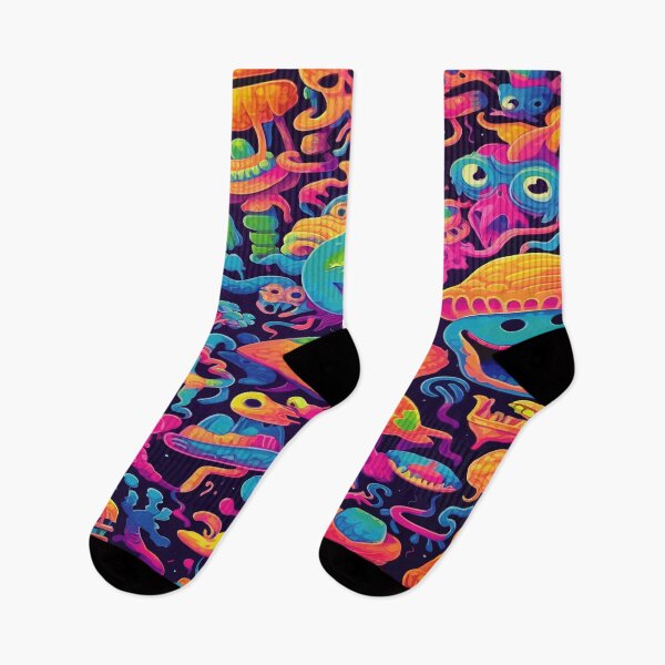 Item preview, Psychedelic Patterns in Vibrant Colors designed and sold by ColorDesign38.
