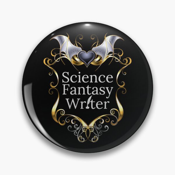 Item preview, Science Fantasy Writer Shield Emblem Background designed and sold by TheKnightWriter.