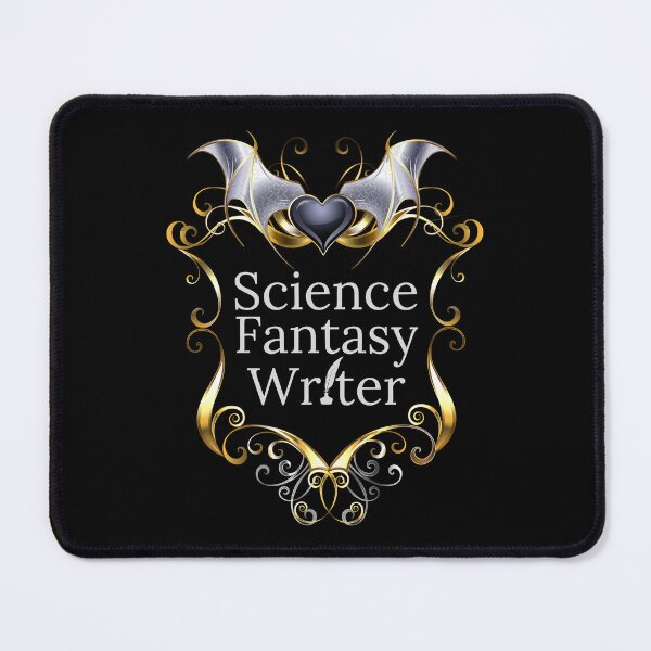 Item preview, Science Fantasy Writer Shield Emblem Background designed and sold by TheKnightWriter.