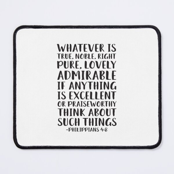 Item preview, Philippians 4:8, Whatever Is True Noble Right Pure Lovely designed and sold by aenaonartwork.